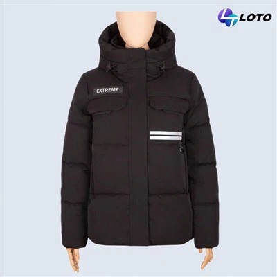 Damen Pufferjacke Schwarz