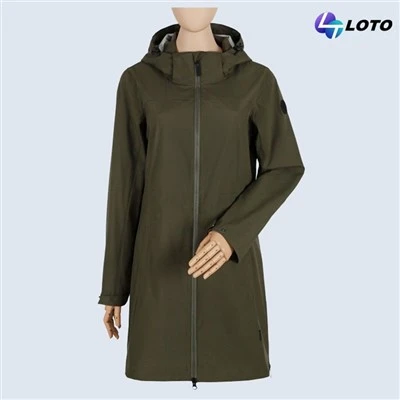 Lang geschnittene Damen-Softshelljacke